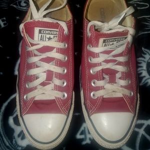 Maroon Converse Shoes